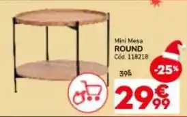 Conforama Mini mesa round oferta