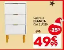 Conforama Bianca - cajonera oferta