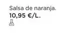 El Corte Inglés Salsa de naranja oferta