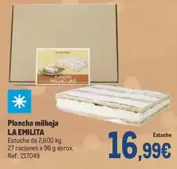 Makro La emilita - plancha milhoja oferta