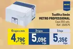 Makro Metro professional - toallita limón oferta