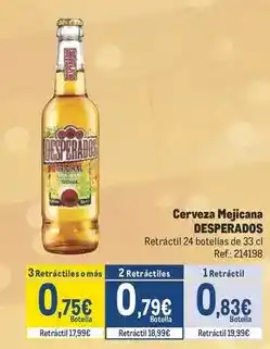 Makro Desperados - cerveza mejicana oferta