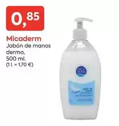 Suma Supermercados Micaderm - jabon de manos dermo oferta