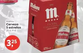 Suma Supermercados Mahou - cerveza 5 estrellas oferta