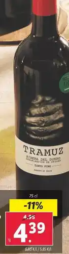 Lidl Tramuz - vino tinto d.o. ribera del duero oferta