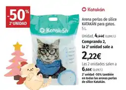 El Corte Inglés Katakan - arena perlas de silice oferta