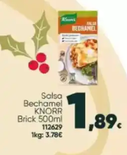 Family Cash KNORR Salsa Bechamel oferta