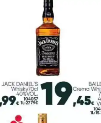 Family Cash JACK DANIEL'S Whiskt oferta