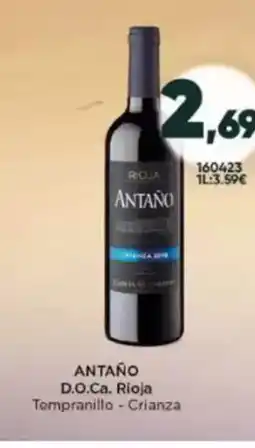 Family Cash ANTAÑO D.O.Ca. Rioja Tempranillo - Crianza oferta