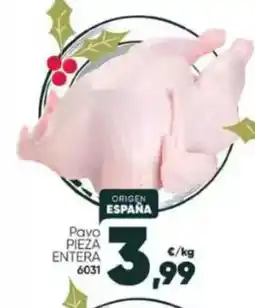 Family Cash Pavo PIEZA ENTERA oferta