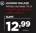 Alimerka Johnnie walker - whisky red label oferta