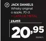 Alimerka Jack daniel's - whisky original o apple oferta