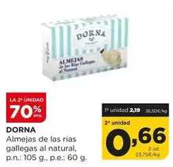 Alimerka Almejas de las rias gallegas al natural oferta