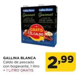 Alimerka Gallina blanca - caldo de pescado con bogavante oferta