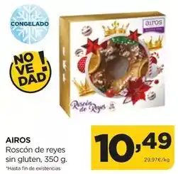 Alimerka Airos - roscon de reyes sin gluten oferta