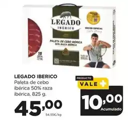 Alimerka Legado ibérico - paleta de cebo iberica 50% raza iberica oferta