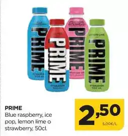 Alimerka Prime - blue raspberry ice pop, lemon lime o strawberry oferta