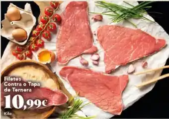 Gadis Filetes contra o tapa de ternera oferta