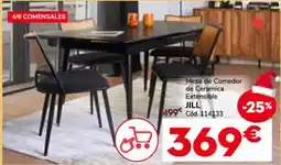 Conforama Mesa de comedor de ceramica extensible oferta