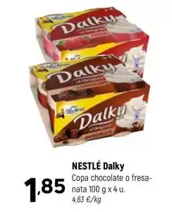 Coviran Nestlé - copa chocolate o fresa- nata oferta