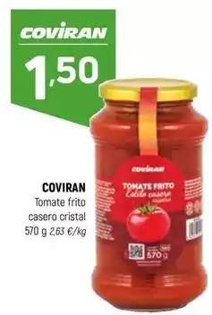 Coviran Coviran - tomate frito casero cristal oferta