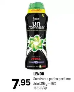 Coviran Lenor - suavizante perlas perfume oferta