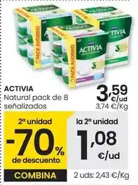 Eroski Activia - natural oferta