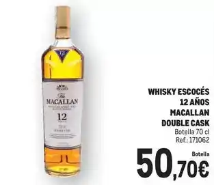 Makro Macallan - whisky escoces 12 años oferta