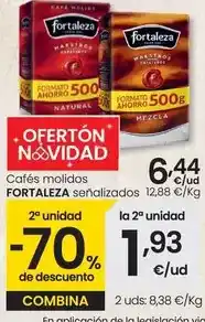 Eroski Fortaleza - cafes molidos senalizados oferta