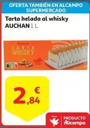 Alcampo Auchan - tarta helada al whisky oferta