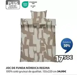 JYSK Plus - joc de funda nordica regina oferta