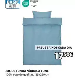 JYSK Basic - joc de funda nòrdica tone oferta