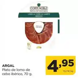 Alimerka Argal - plato de lomo de cebo iberico oferta