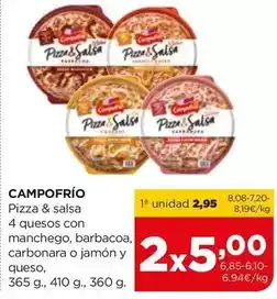 Alimerka Campofrío - pizza & salsa oferta