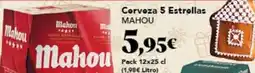 Gadis Mahou - cerveza 5 estrellas oferta