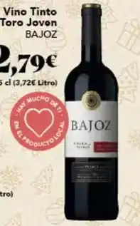 Gadis Bajoz - vino tinto toro joven oferta