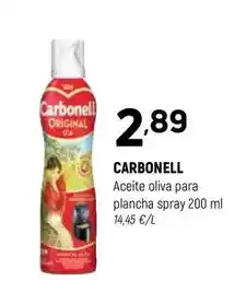 Coviran Carbonell - aceite oliva para plancha spray oferta