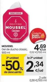 Eroski Moussel - gel de ducha classic oferta