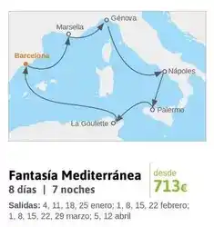 Viajes El Corte Inglés Marsella - fantasia mediterranea oferta