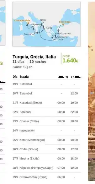 Viajes El Corte Inglés Sicilia - turquía, grecia italia oferta