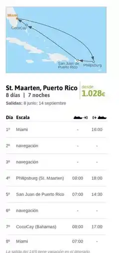 Viajes El Corte Inglés San - st maarten, puerto rico oferta