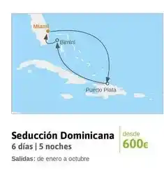 Viajes El Corte Inglés Seduccion dominicana oferta