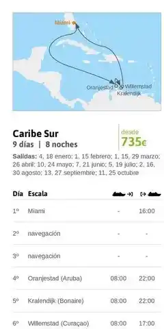 Viajes El Corte Inglés Abril - caribe sur 9 días | 8 noches oferta