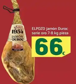 HiperDino Elpozo - jamon duroc oferta