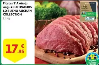 Alcampo Auchan - filetes 1 a anojo angus cultivamos oferta