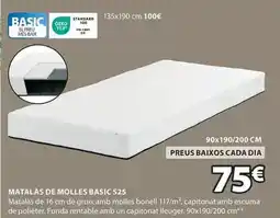 JYSK Basic - matalàs de molles basic s25 oferta