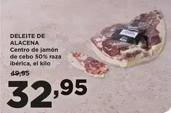 Alimerka Deleite de alacena - centro de jamon de cebo 50% raza iberica oferta