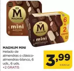 Alimerka Magnum - mini helado de almendras o clásico- almendras-blanco oferta