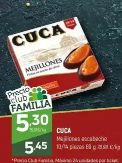 Coviran Cuca - mejillones escabeche oferta