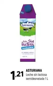 Coviran La asturiana - leche sin lactosa semidesnatada oferta